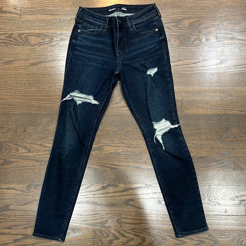 Old Navy Mid-Rise Rockstar Super Skinny